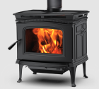 ALDERLEA T4 LE2 WOOD STOVE, MET BLACK