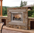 CAROL ROSE OUTDOOR HARMONY BURNER 30" STAINLESS STEEL, MILLIVOLT, LP