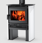 NEO 1.6 LE2 WOOD STOVE W/ DOOR, REQUIRES PANELS TO COMPLETE