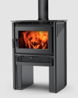 NEO 2.5 LE2 WOOD STOVE W/ DOOR, REQUIRES PANELS TO COMPLETE