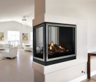 TAHOE  36" DV CLEAN FACE PENNINSULA FIREPLACE,  IPI, LP