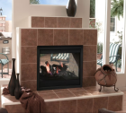 TWILIGHT 36" INDOOR/OUTDOOR SEE THROUGH GAS FIREPLACE, IPI, NG