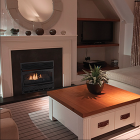 VCM3026ZTN 26" TRADITIONAL VENT FREE GAS FIREPLACE, T-STAT NG, F1215