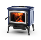 VISTA CLASSIC LE2 WOOD STOVE, MIDNIGHT BLUE 