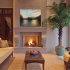 VRE4336ZENWS 36" OUTDOOR FIREPLACE W/ WHITE STACKED BRICK, NG, F0511