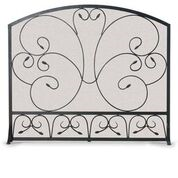 COUNTRY SCROLL ARCH FLAT PANEL, BLACK