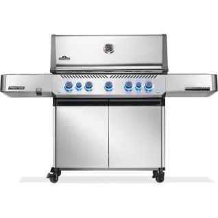 PRESTIGE EVO 665 LP 5 BURNER SS GRILL W INFRARED SIDE AND REAR BURNER 94,000 BTU'S 1140 SQ IN COOKING AREA