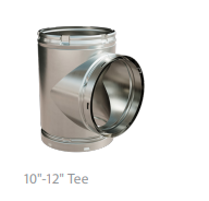 10" BVENT STANDARD TEE BV