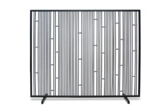 ARDEN SCREEN, INCLUDES MESH, BLACK W/STAINLESS STEEL ACCENTS