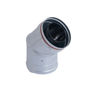 45 DEGREE ELBOW (BLACK)