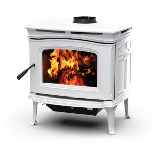 ALDERLEA T4 CLASSIC LE2 WOOD STOVE, IVORY