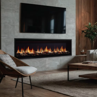 ALLUSION EDGE 78" ELECTRIC FIREPLACE 