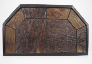 COLONIAL EDGE 48X48 ASIAN SLATE STANDARD DL HEARTH BOARD TYPE II