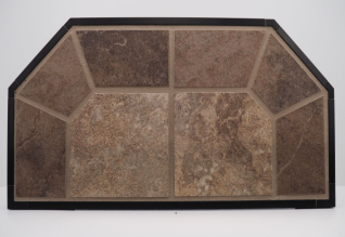 CLASSIC EDGE 32X32 DESSERT CANYON CORNER HEARTH BOARD TYPE II