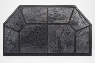 COLONIAL EDGE 48X48 SILVER SLATE CORNER HEARTH BOARD SL TYPE 2 ***FORMALLY NAMED INDIAN SILVER SLATE***