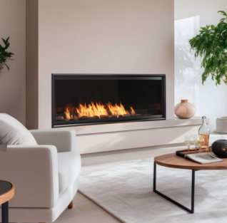 ARTISAN 72" VENT FREE LINEAR FIREPLACE, IPI, NG