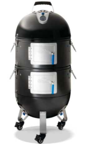 APOLLO 18" CHARCOAL WATER SMOKER BLACK