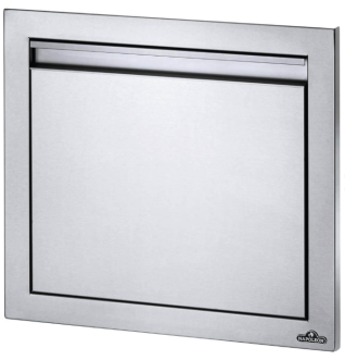 18"X 16" SINGLE DOOR STAINLESS STEEL (19.75 X 21.5 X 3.75D)
