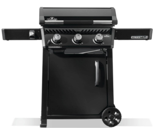 FREESTYLE 24" LP GRIDDLE CART BLACK GRILL 25,500 BTU'S 3 BURNER
