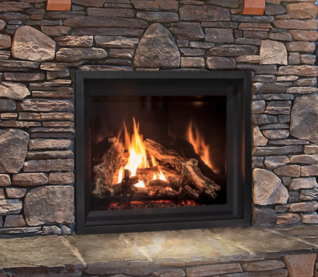 G42 GAS FIREPLACE W/ EMBER LIGHT KIT & PAINTED LINER -IPI, NG 