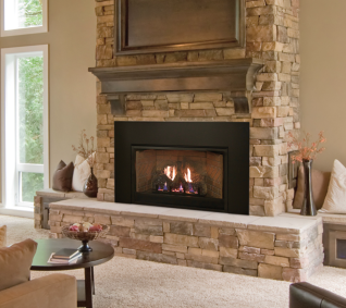INNSBROOK MEDIUM VENT FREE GAS FIREPLACE INSERT, MILLIVOLT, NG (28K BTU)