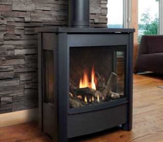 VANTAGE MQFDV453 FREE STANDING DIRECT VENT GAS STOVE, MILLIVOLT, LP