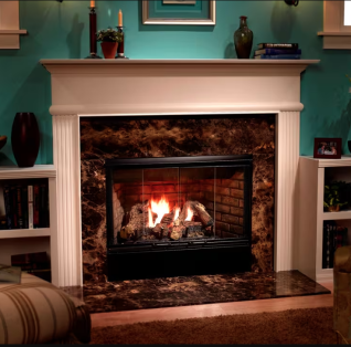 REVEAL 36" OPEN HEARTH B-VENT GAS FIREPLACE, NG 