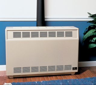 B-VENT CONSOLE ROOM HEATER, 25000 BTU, LP