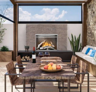 RIVERSIDE 42 OUTDOOR GAS FIREPLACE, NG