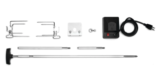 HEAVY DUTY ROTISSERIE KIT FOR PRO CHARCOAL KETTLE 22 & 18 GRILLS