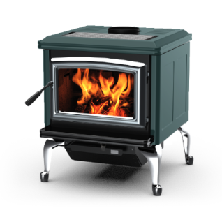 SUPER CLASSIC LE WOOD STOVE, EVERGREEN
