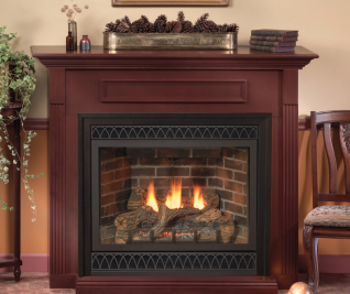 FIREPLACE DELUXE 36", MV, ON/OFF SWITCH, INCLUDES LOG SET, NAT **REQUIRES BARRIER SCREEN -OR- DOOR SET & FRAME W/BARRIER SCREEN**