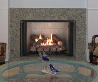 VRT2536WS 36" VENT FREE FIREBOX W/ WHITE STACKED PANELS, F0322