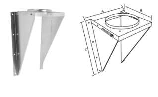5T WSK  5" WALL SUPPORT KIT