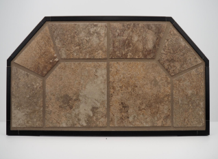 CLASSIC EDGE 48X48 DESERT STORM CORNER HEARTH BOARD TYPE II