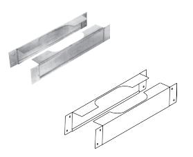  4" OVAL BVENT FIRESTOP SPACER 2X6 BV