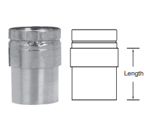 3" BVENT DRAFT HOOD CONNECTOR BV
