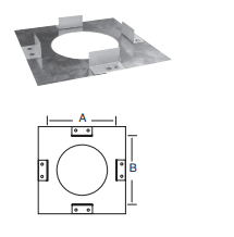 8" BVENT FIRESTOP SPACER BV