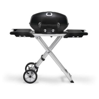 PHANTOM TRAVELQ PRO285X PROTABLE LP BLACK GRILL WITH SCISSOR CART 12,000 BTU'S