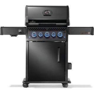 PHANTOM ROGUE PRO-S 425 LP MATTE BLACK STEEL GRILL W INFRARED SIDE AND REAR BURNERS