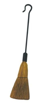 BLK FINISH BRUSH W/CROOK HANDLE