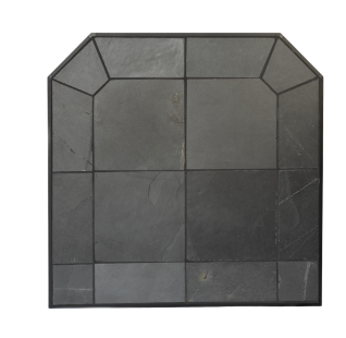 ORIGINAL EDGE 12X48 BLACK SLATE HEARTH EXTENSION BOARD TYPE II