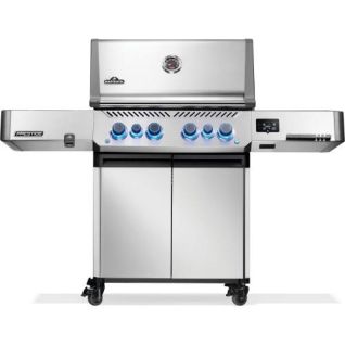 PRESTIGE EVO 500 NG 4 BURNER SS GRILL W INFRARED SIDE AND REAR BURNER 82,000 BTU'S 900 SQ IN COOKING AREA (WIFI/BLUETOOTH CONNECTED)