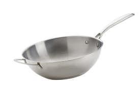 12" STAINLESS STEEL WOK